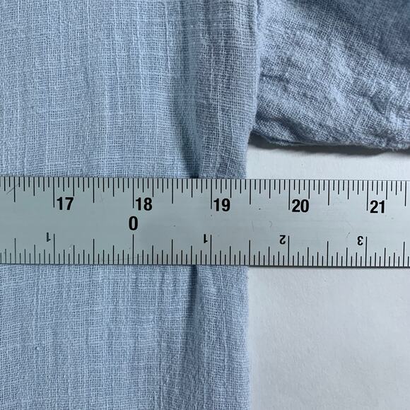 Goodnight Macaroon L Baby Blue Tiered Ruffle Mini Dress Embroidery *flaw - Picture 8 of 9